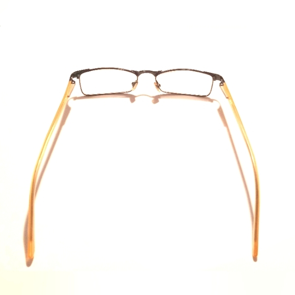 Rare Ray Ban Unisex RB 6067 2509 Square Black Yellow Eyeglasses Frames - Picture 6 of 8